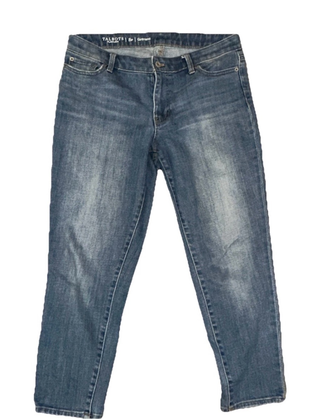 Talbots Blue Washed Girlfriend Jeans